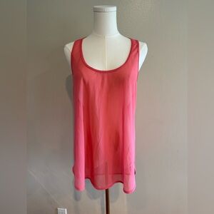 Lululemon Neon Pink Mesh Tank Top